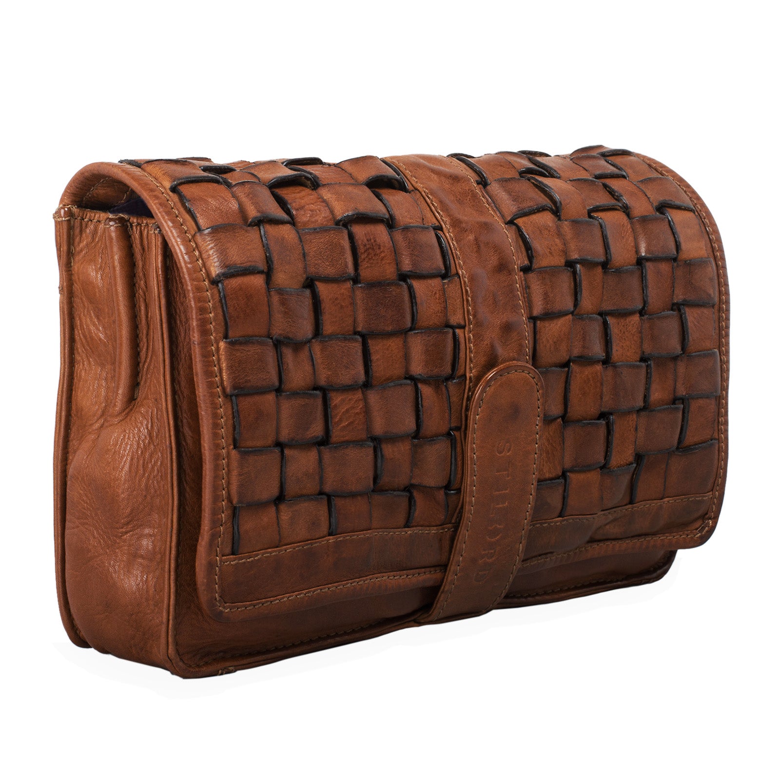Clutch echtes Leder Ausgehen Feiern elegant