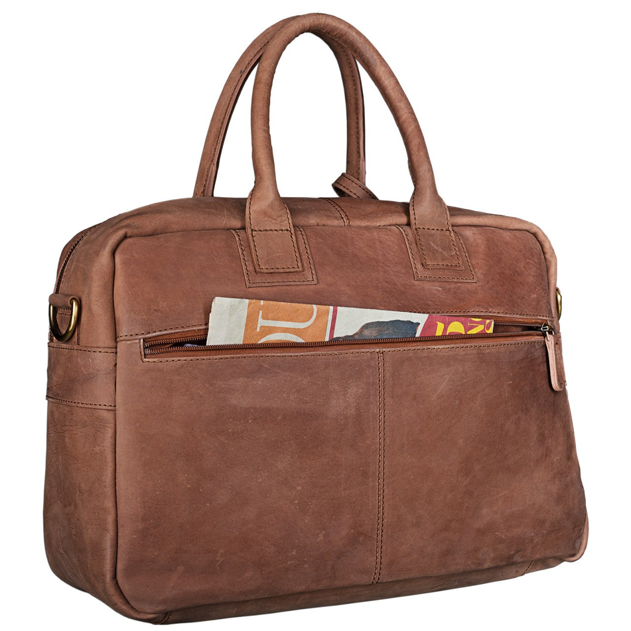 XL Lehrertasche Leder braun