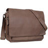 Seconda opzione "Nick" Borsa messenger uomo donna in pelle stile Vintage