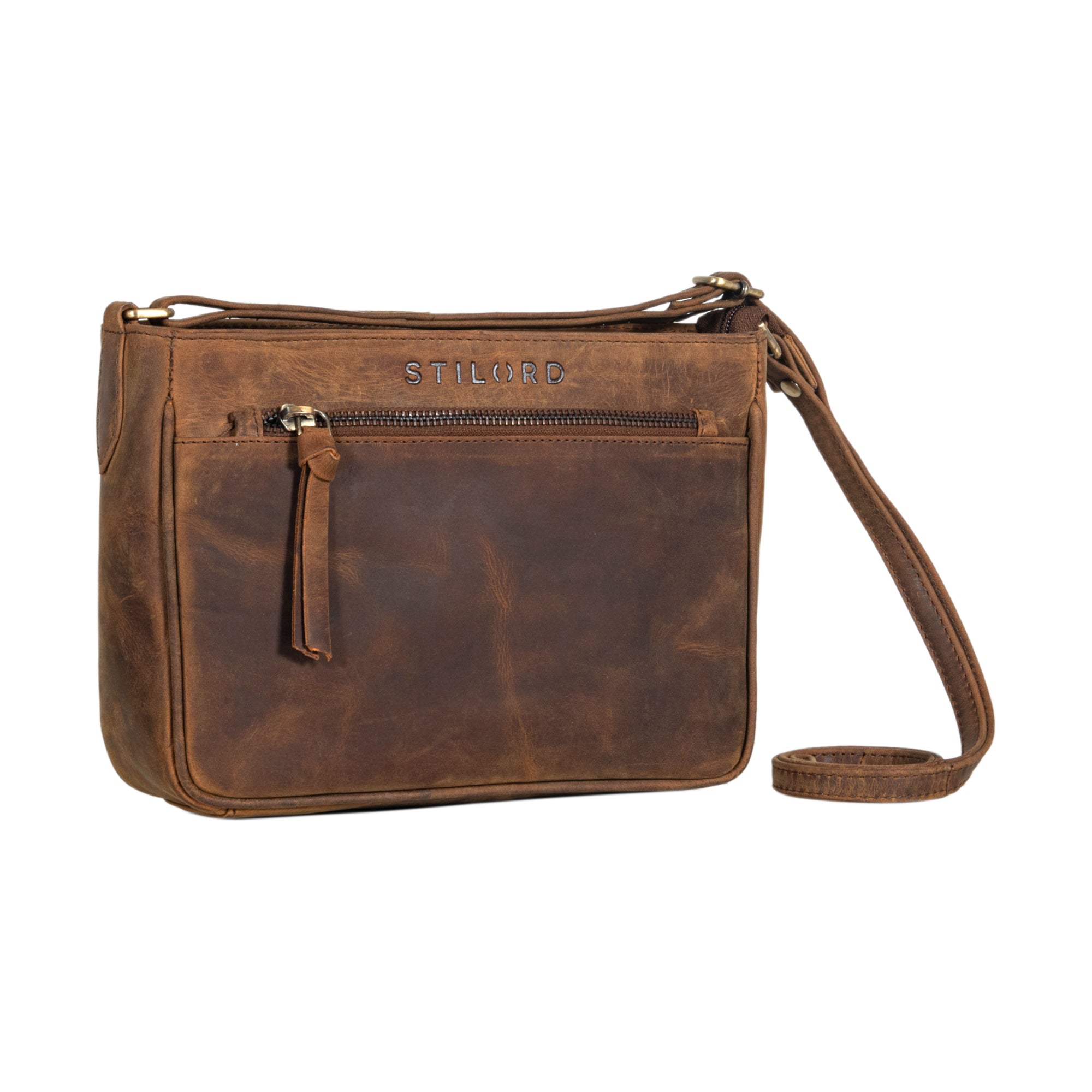 Braune Lederhandtasche Damen Ausgehtasche