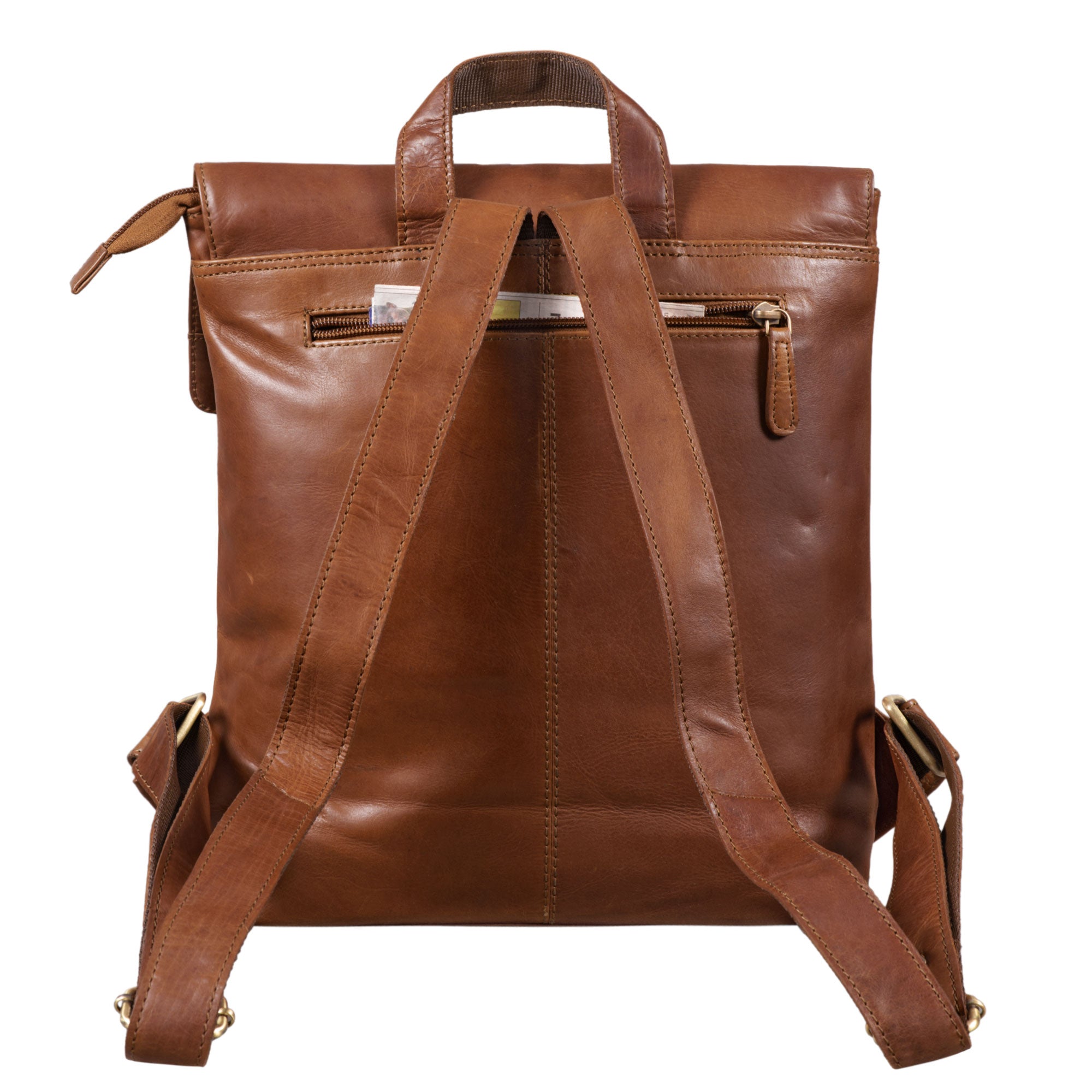 Unirucksack Leder braun