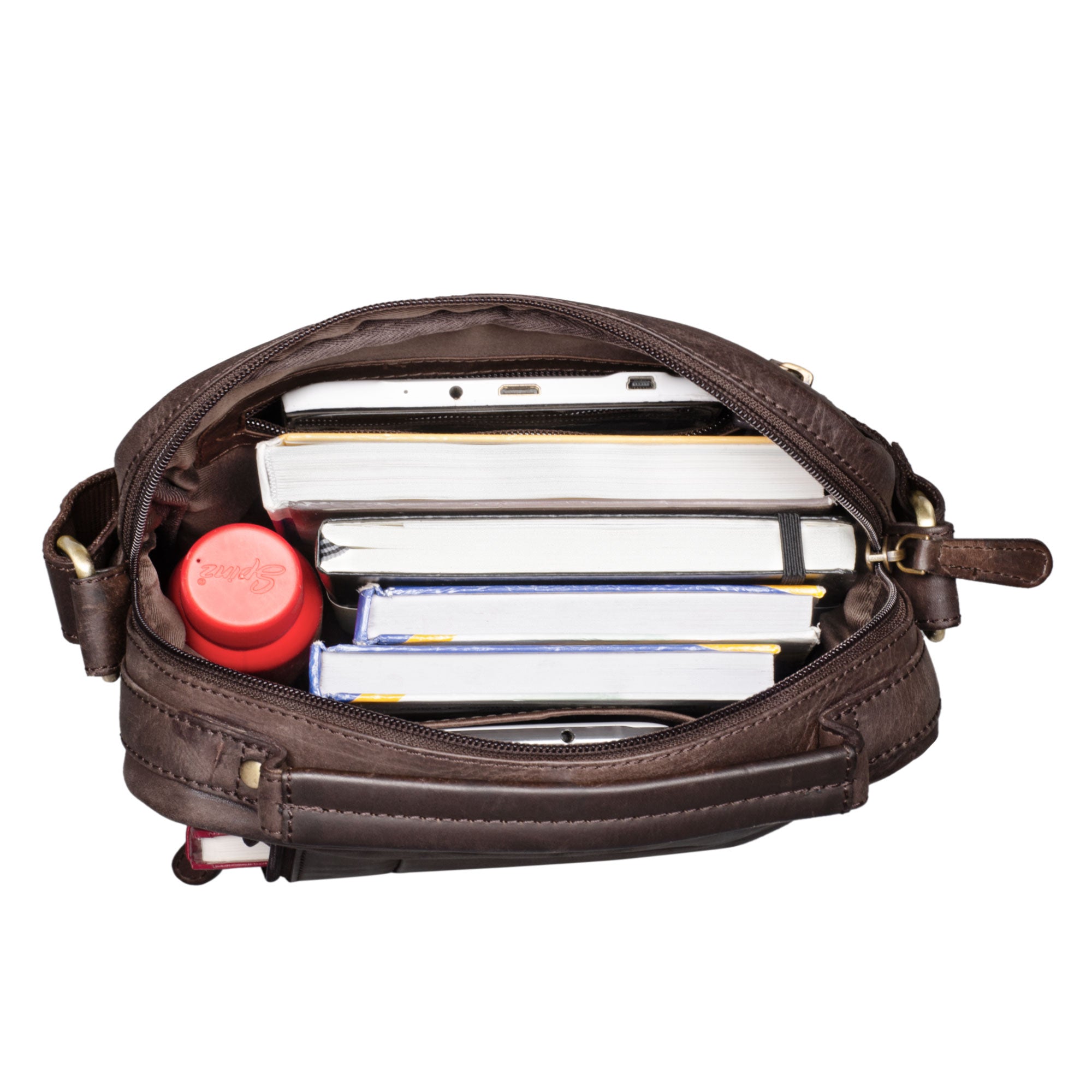Vintage Leder Messenger Bag