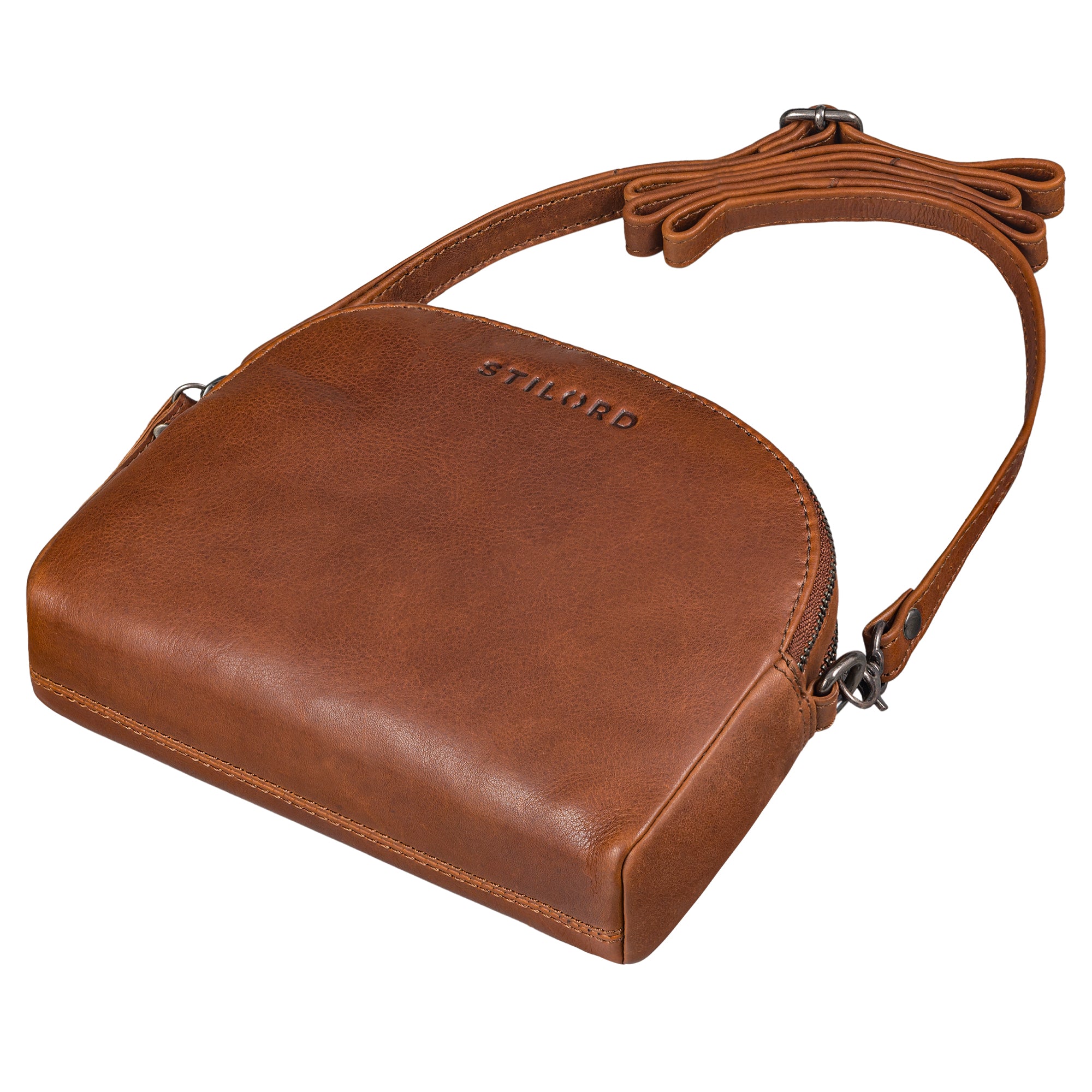 Elegante Leder Abendtasche Damen 