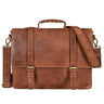 “Calvin” Borsa Portadocumenti a Tracolla in Pelle