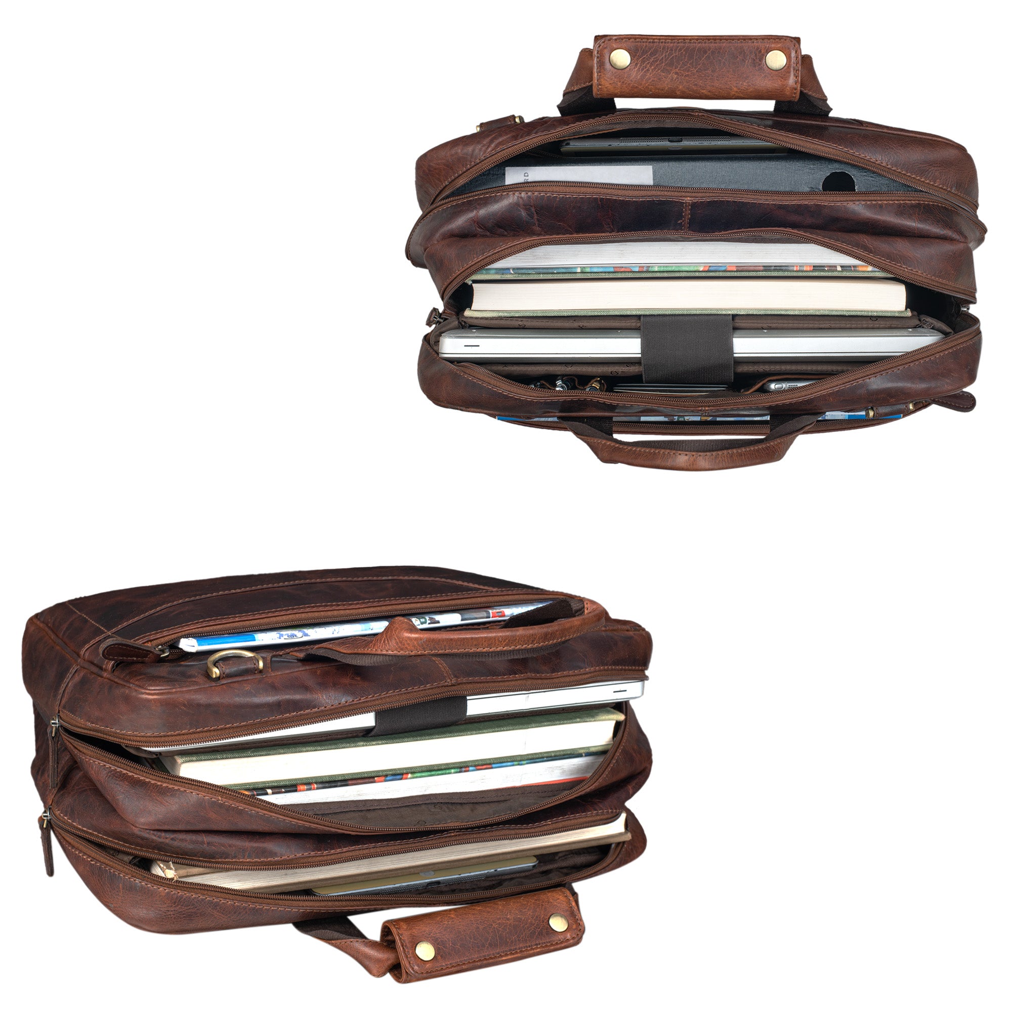 Aktentasche Herren Leder Vintage
