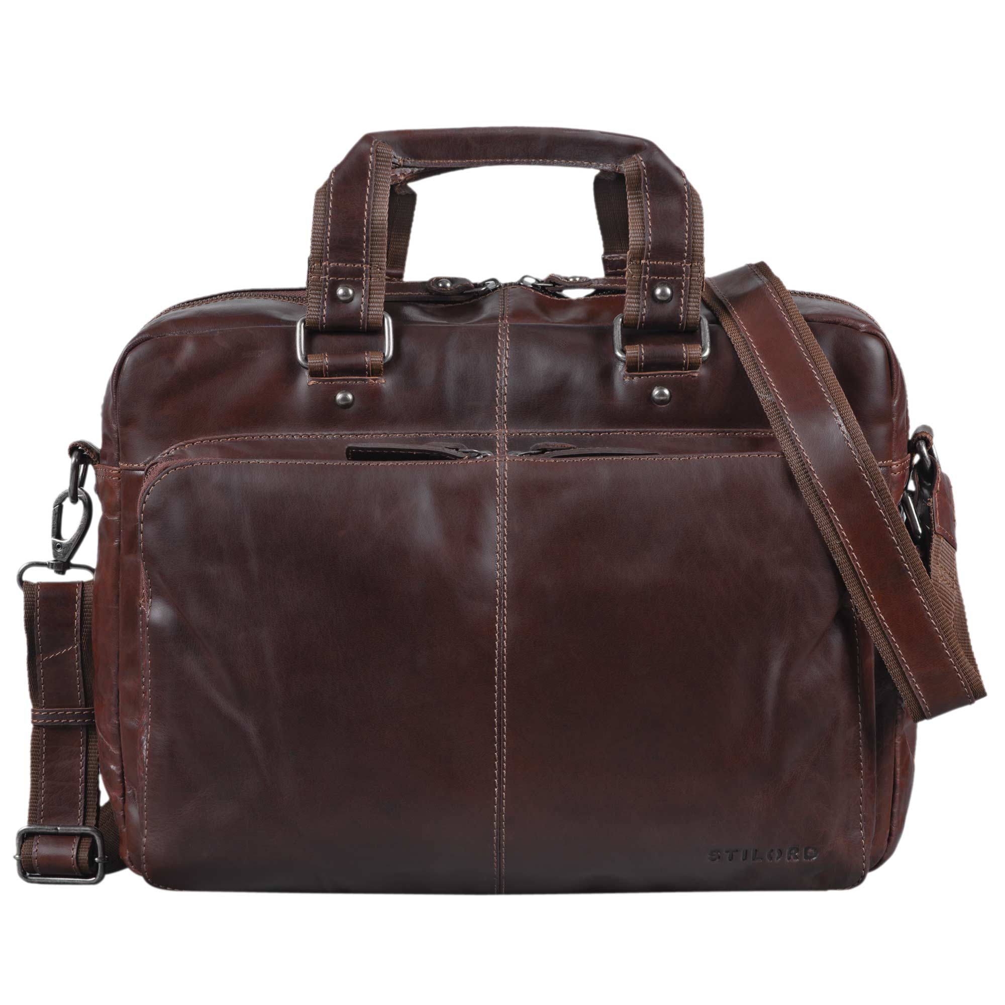 Vintage Umhängetasche Leder groß