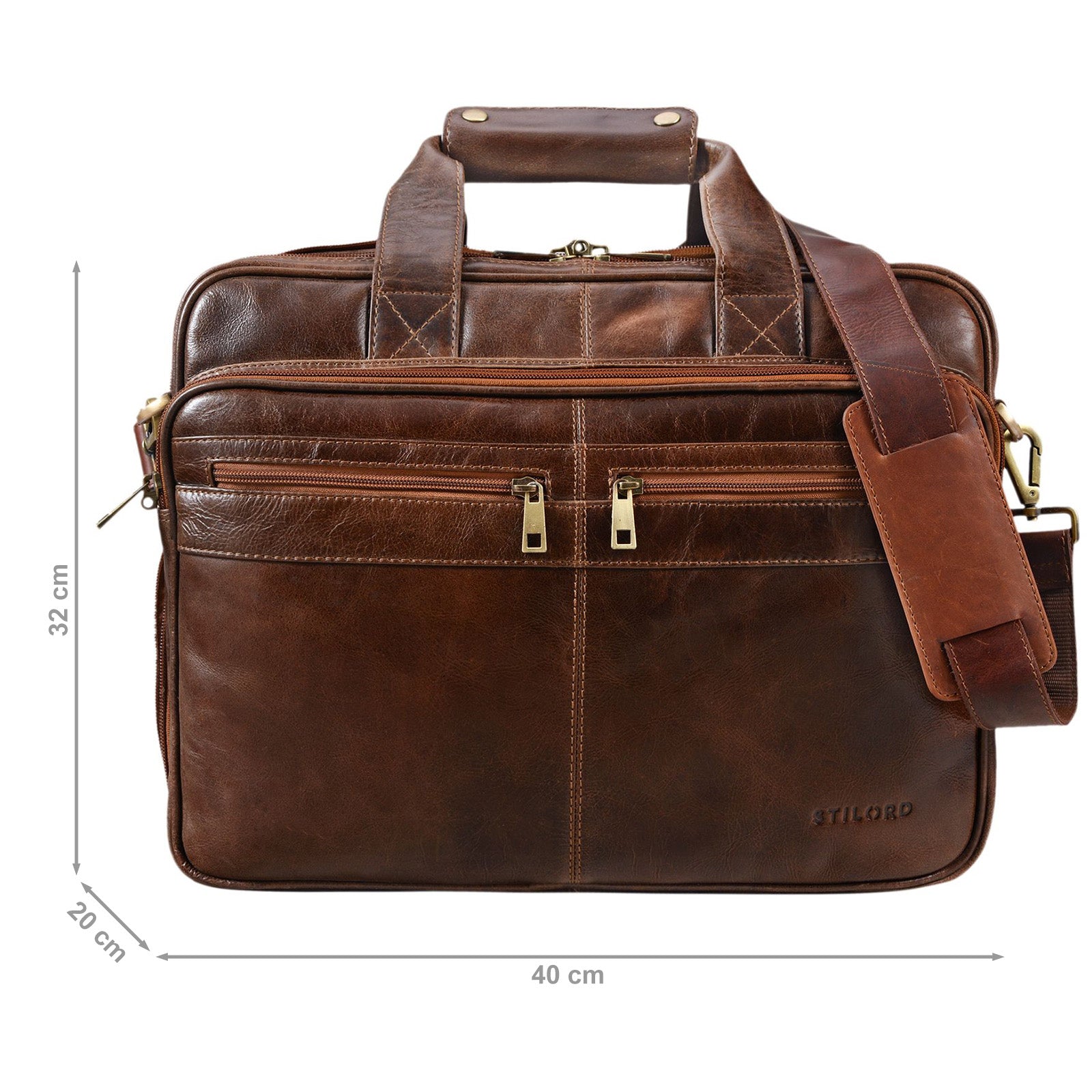 Ledertasche Aktentasche XL