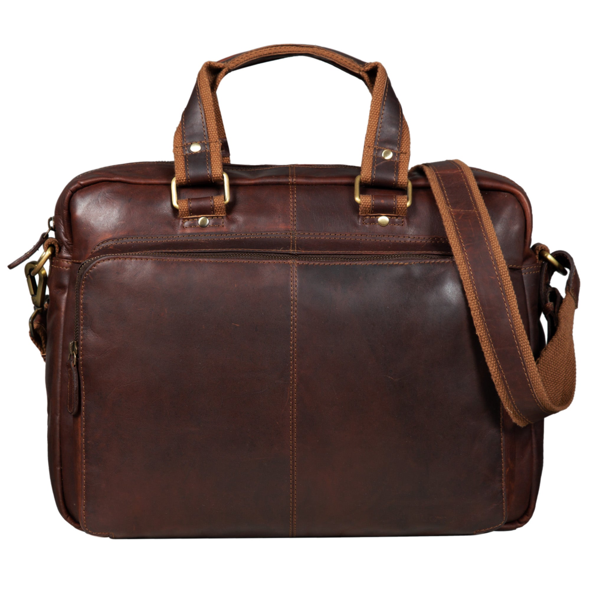 Ledertasche Aktentasche Herren dunkel braun