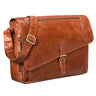 Seconda opzione "Merlin" Borsa a tracolla vintage in pelle