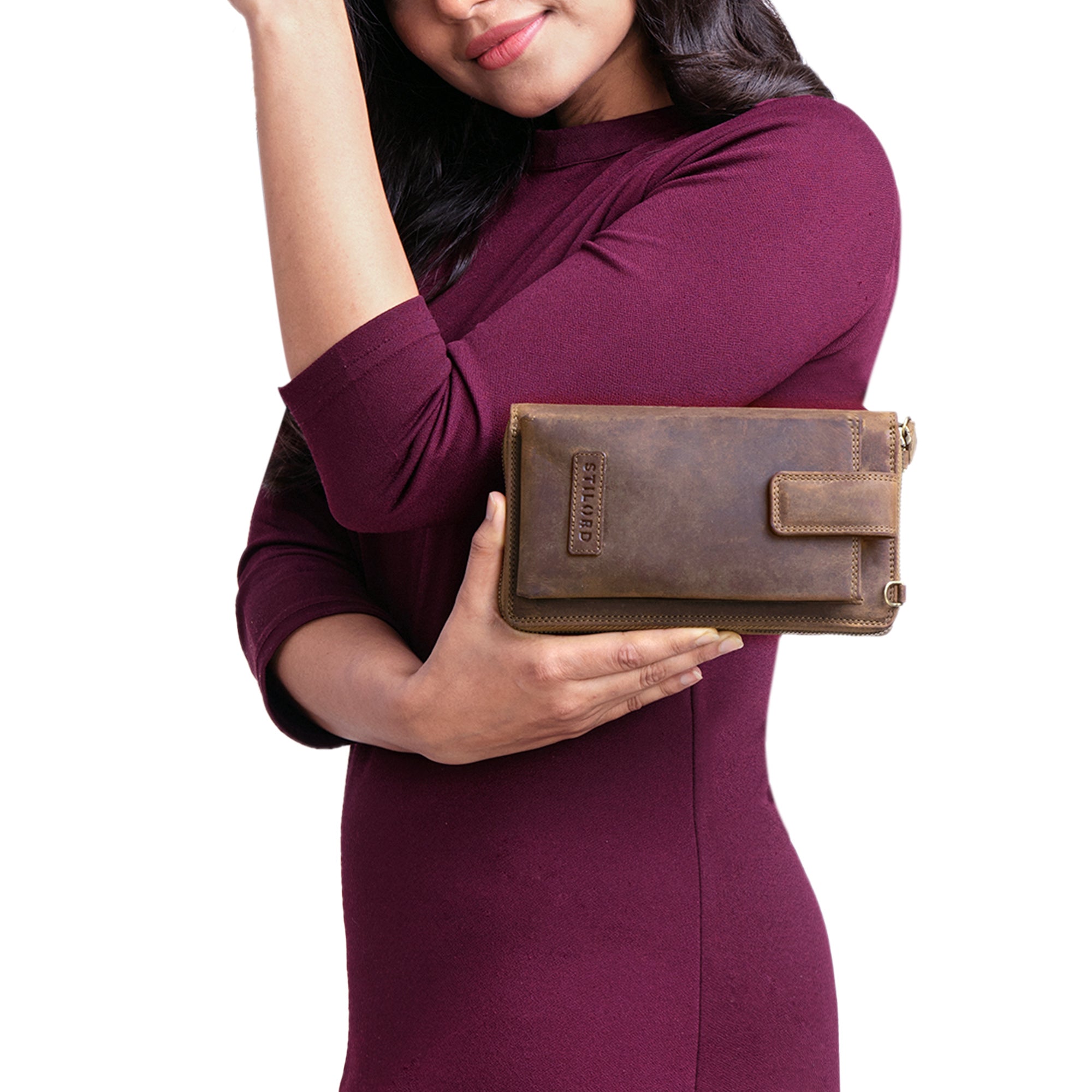 Handytasche Damen Leder