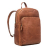 Glattleder Arbeitsrucksack braun Groß Unisex