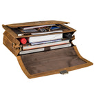 Leder Arbeitstasche Herren braun