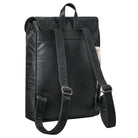 Vintage Rucksack Damen Leder schwarz