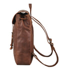 Damen Rucksack Leder braun