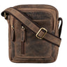 “Jamie” Borsa uomo a tracolla piccola in pelle