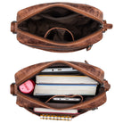 Vintage Herren Umhängetasche klein braun