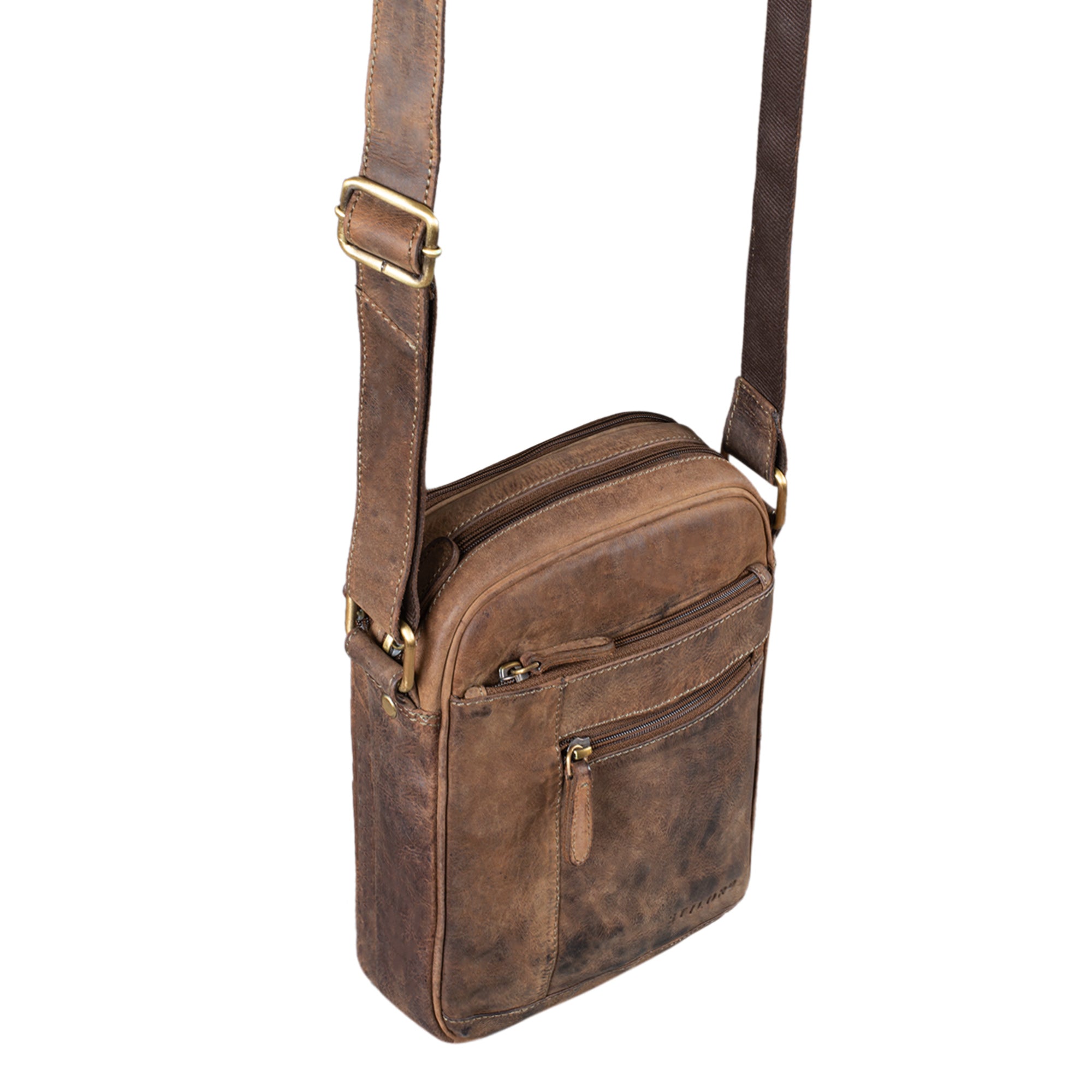 Vintage Lederhandtasche herren Klein