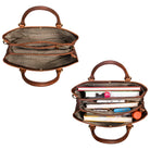 Ledertasche Damen braun klein