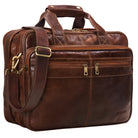 Leder Lehrertasche dunkel braun