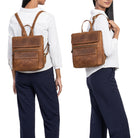 Frauen Leder Rucksack