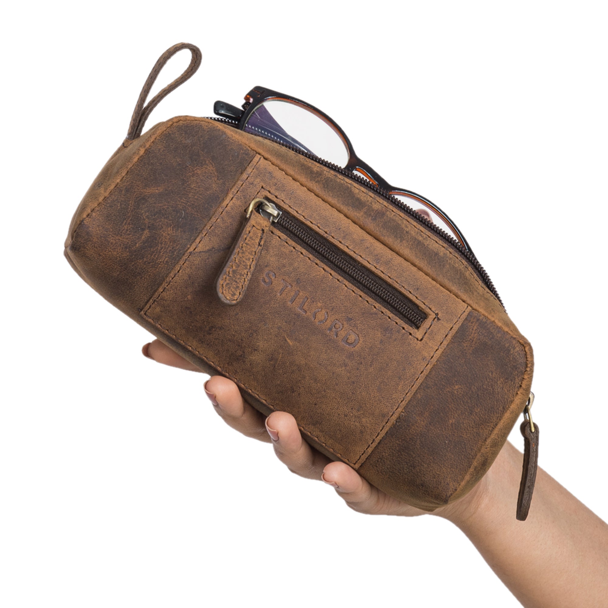 Brillen Etui Vintage Leder