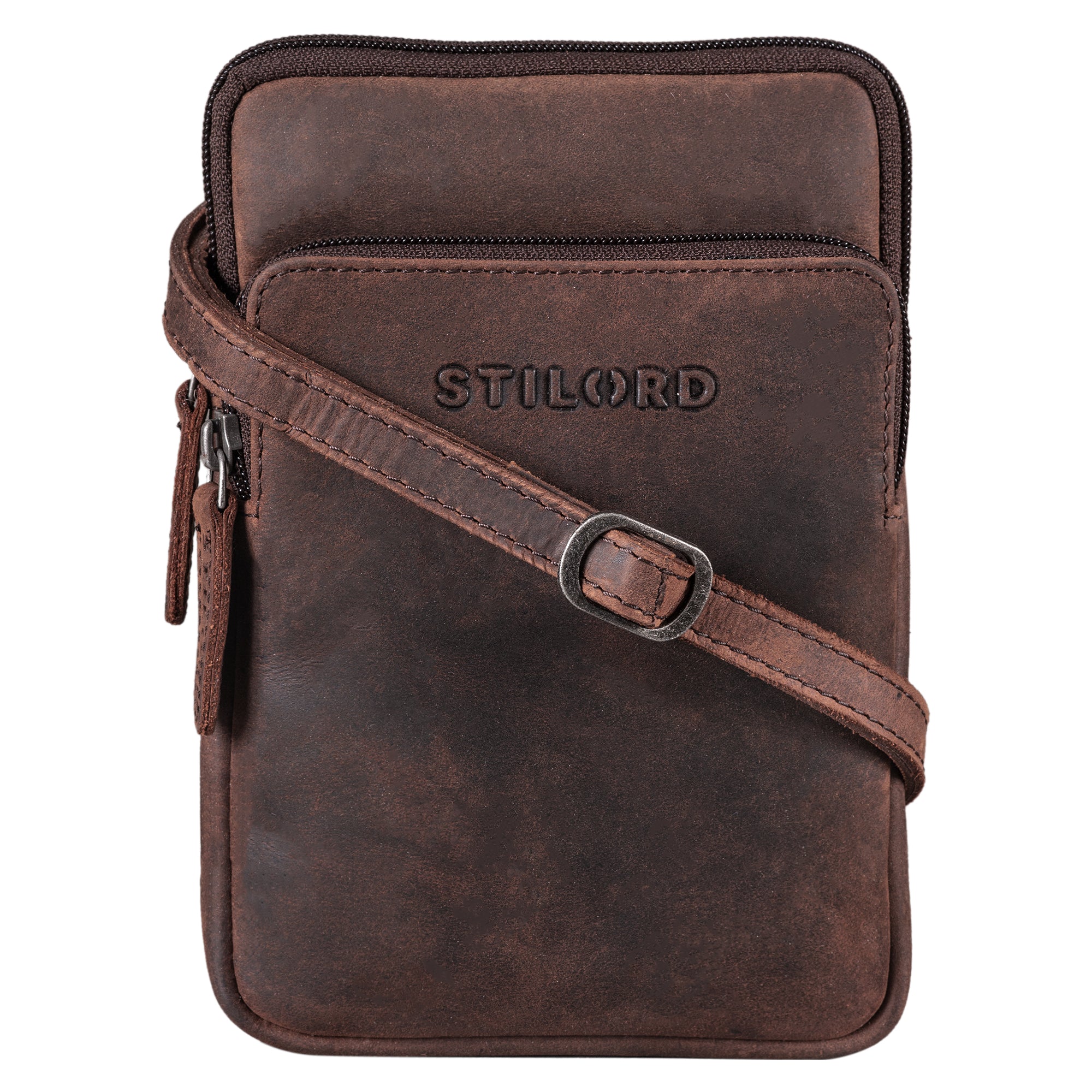 Kleine ledertasche braun