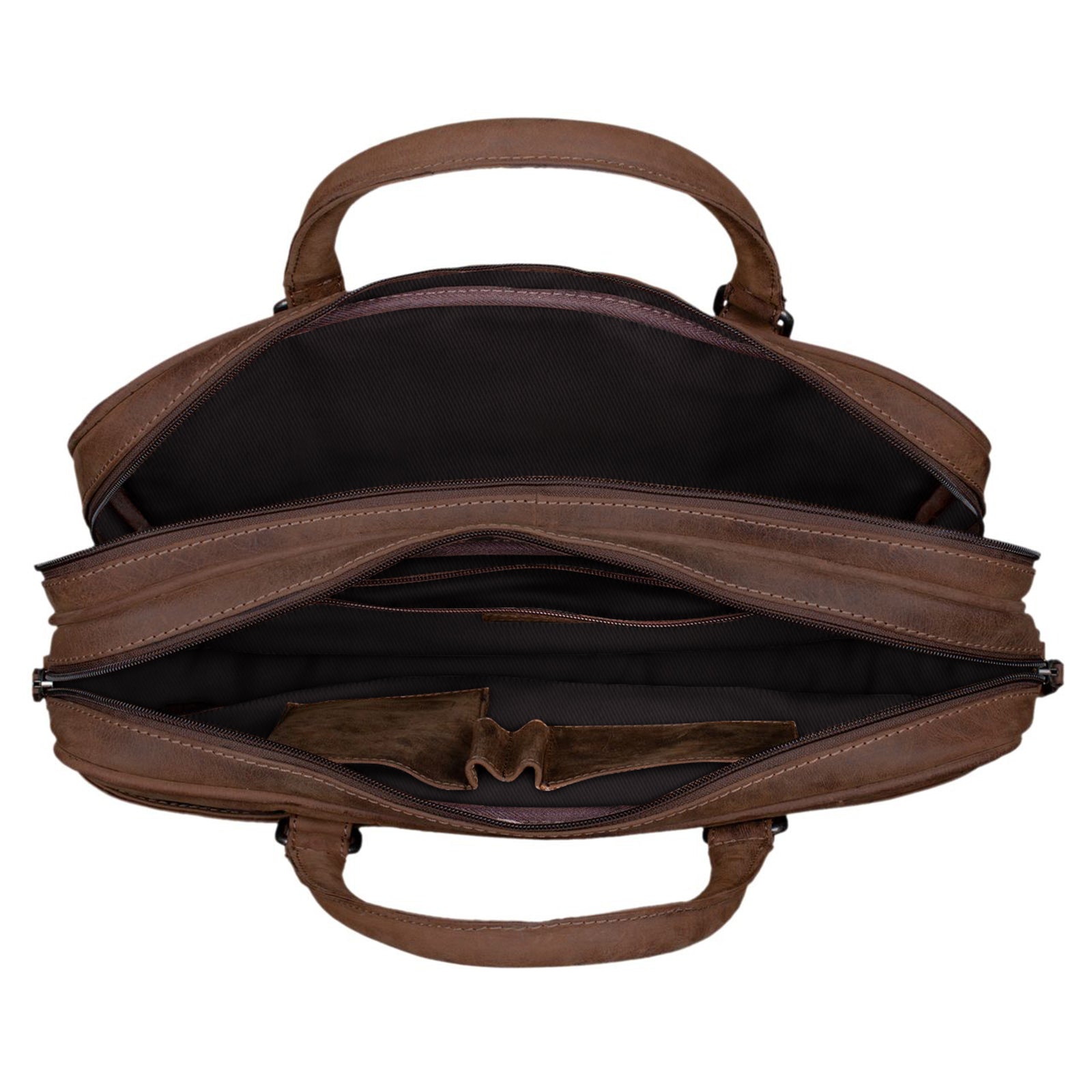 Business VIntage Ledertasche braun