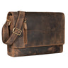 “Davis” Borsa Messenger in Pelle 13 Pollici