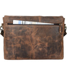 Bürotasche Aktentasche Laptop Leder Herren Damen Office Arbeit Büro