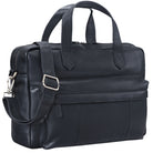Schwarze Leder Bürotasche Herren