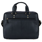 Vintage Leder Bürotasche schwarz