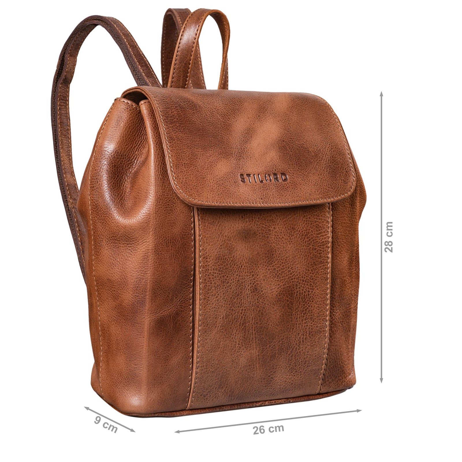 City Backpack modern Leder