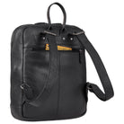 Vintage Rucksack schwarz Leder