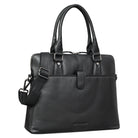 Freizeit Handtasche Damen Leder schwarz