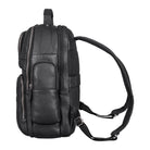 Schwarzer Laptoprucksack Rückenpolsterung
