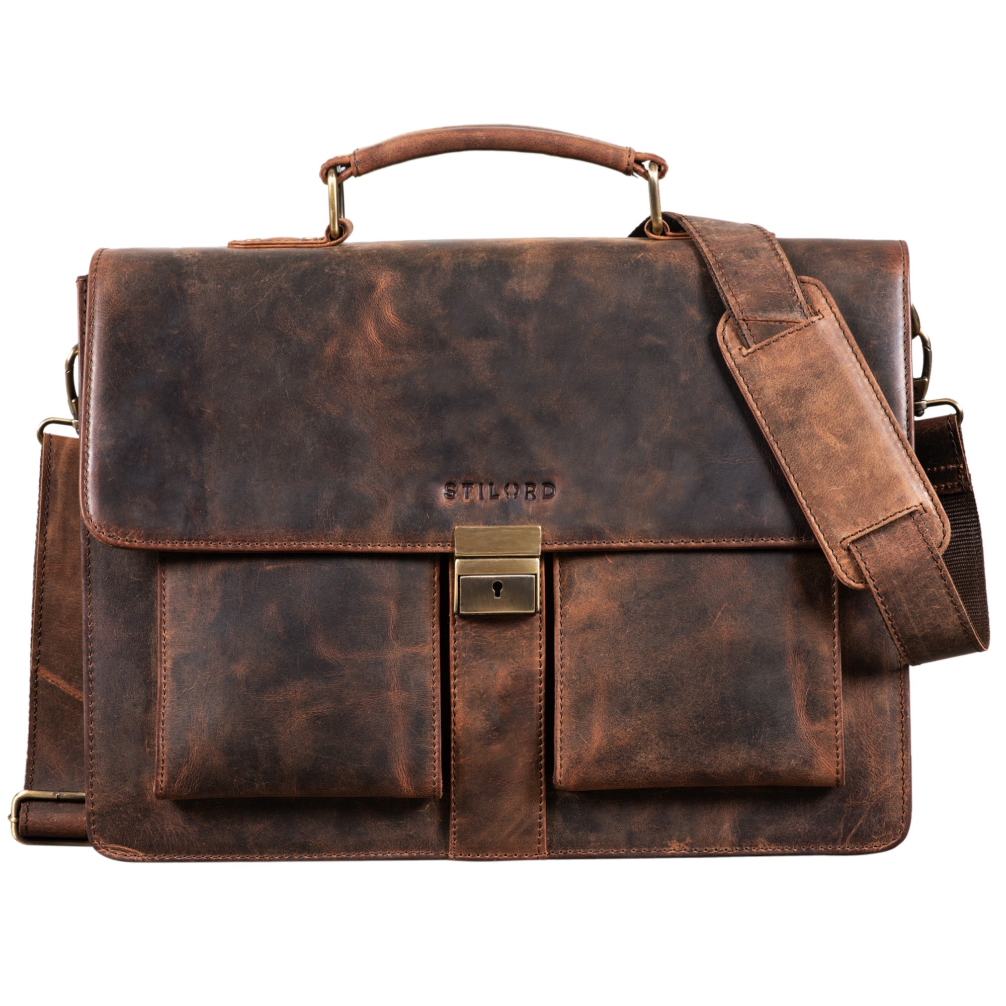 Business Laptoptasche 15,6 Zoll Leder