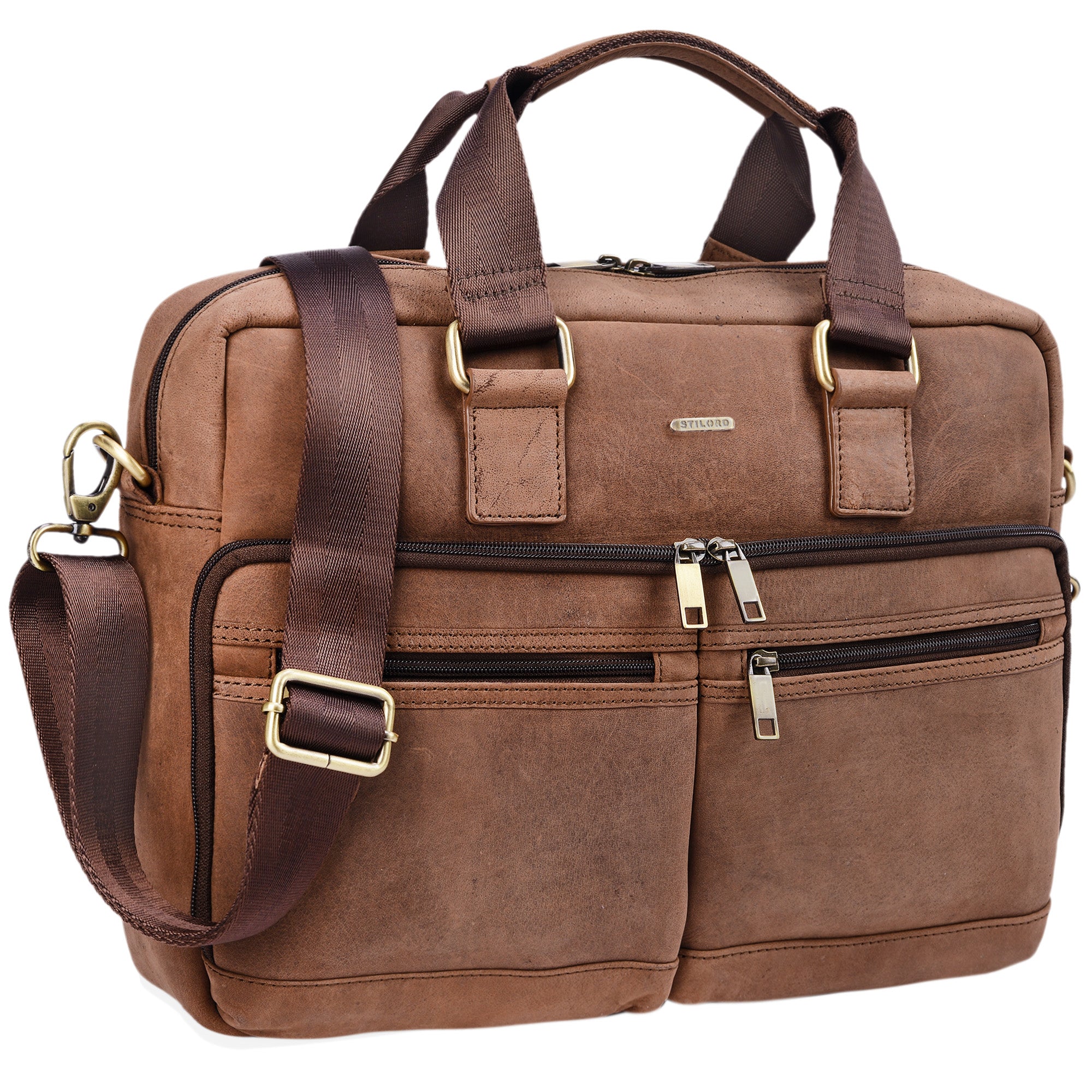 Business Ledertasche braun Retro