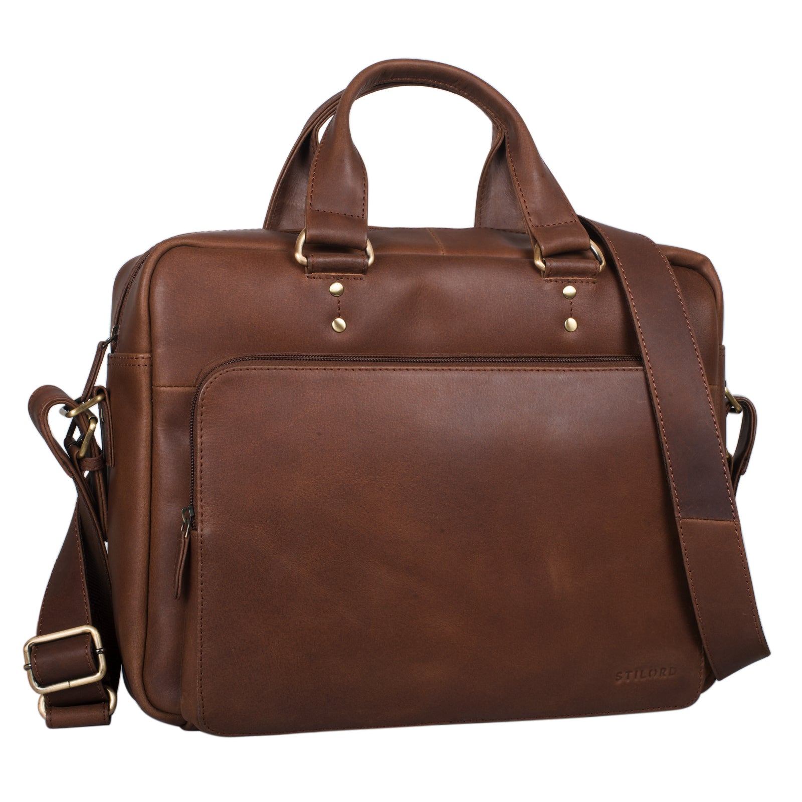 Ledertasche Business braun