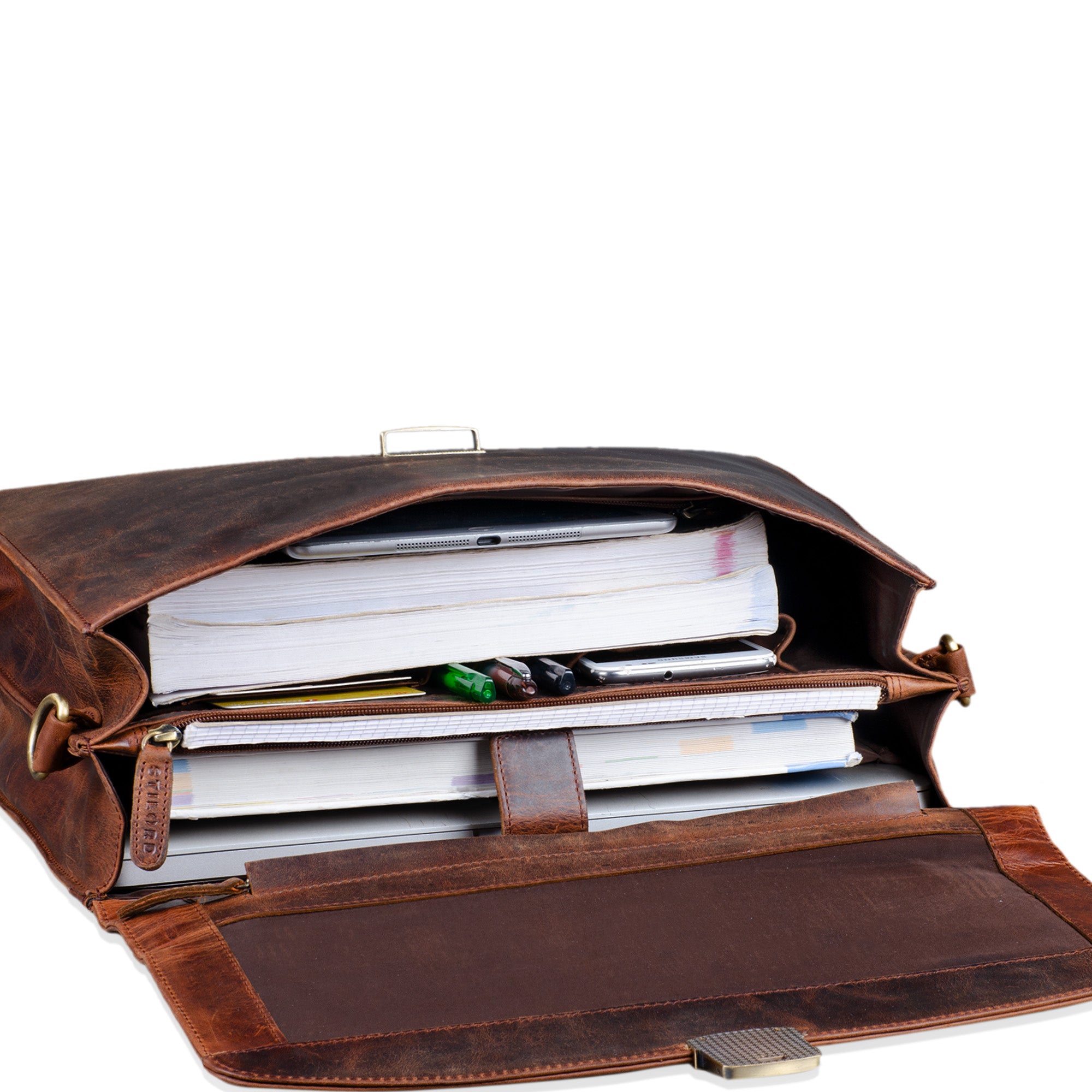 Businesstasche Echtleder braun