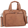 "Jon" Borsa lavoro uomo in vera pelle vintage