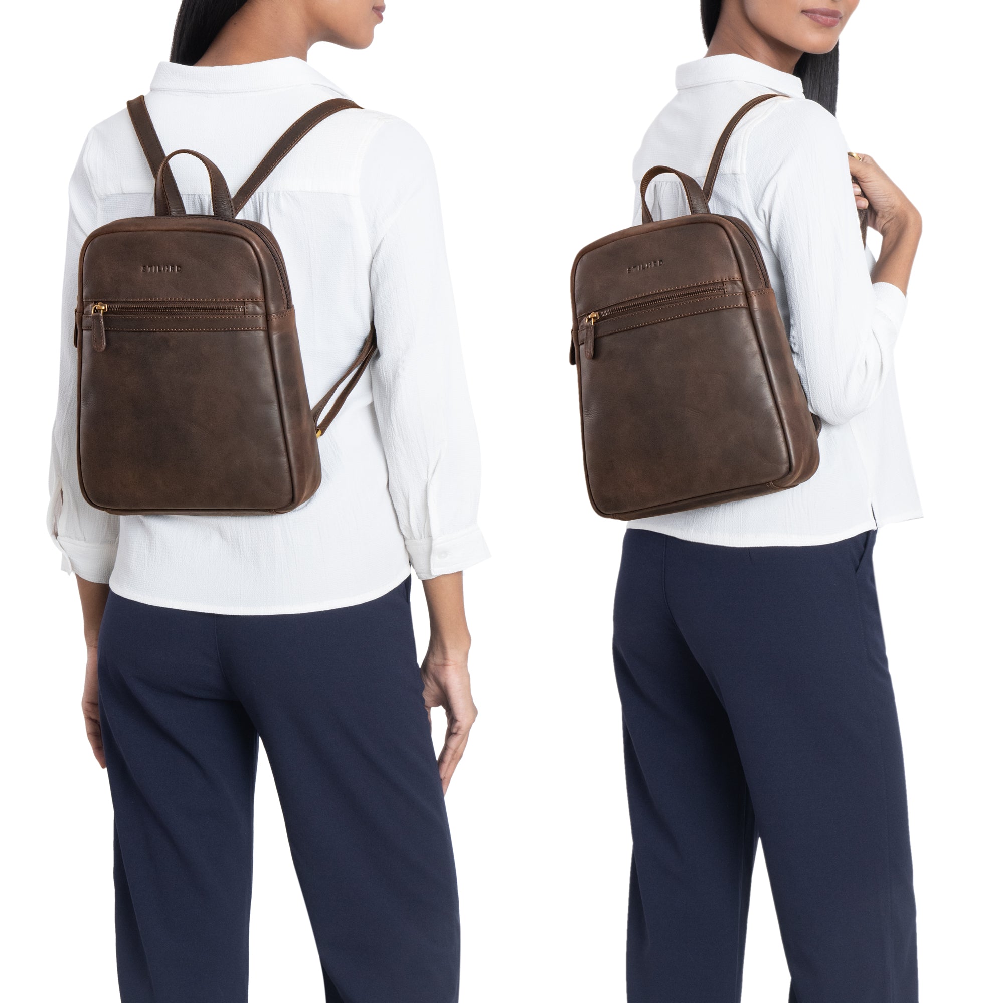 Braun Backpack Damen