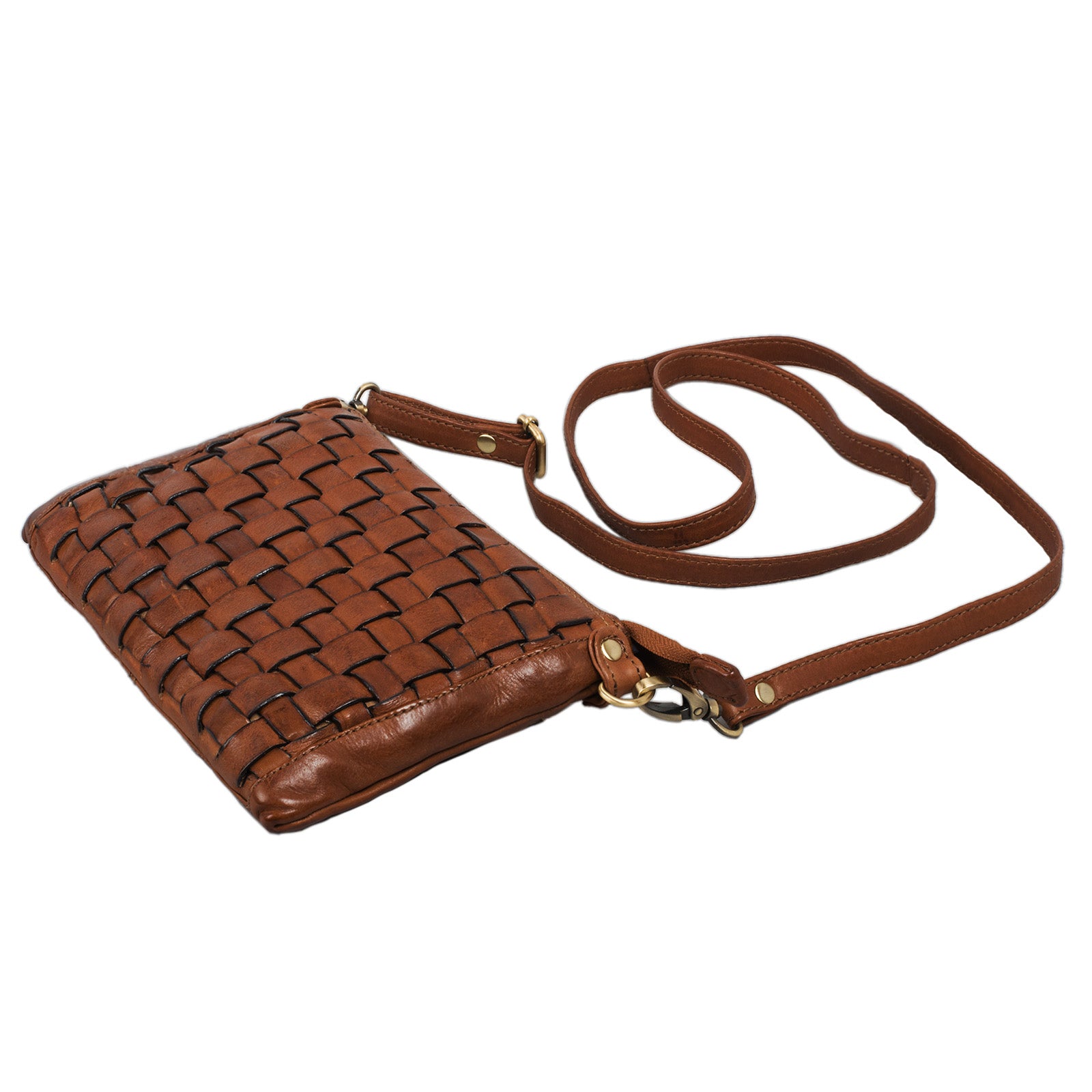 Unterarmtasche elegant Damen Leder Vintage