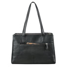 schwarze Leder Handtasche für Damen