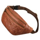 Bauchtasche Leder Herren Damen braun