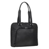 Bürotasche Damen schwarz Leder
