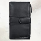 RFID Brieftasche Leder schwarz