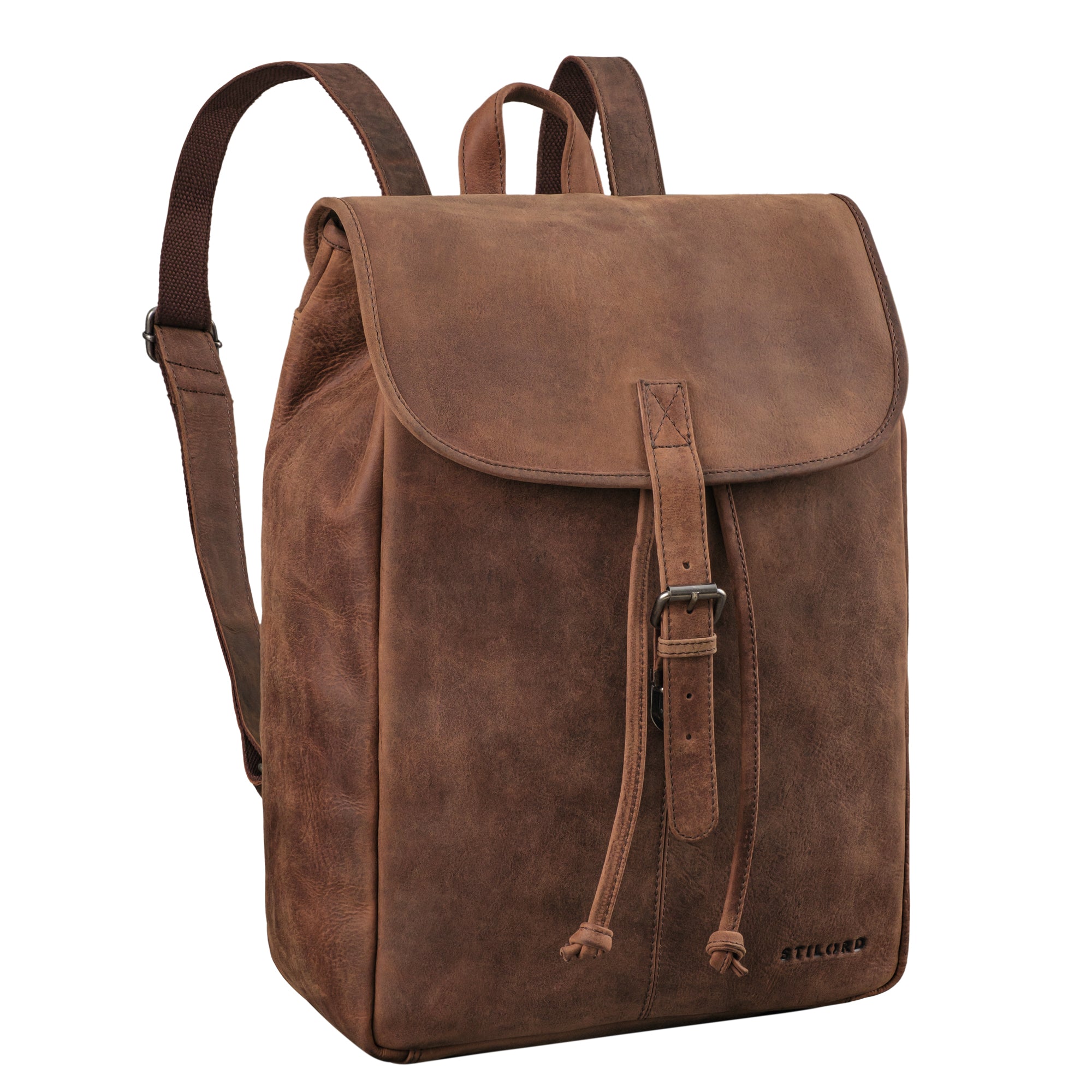 Echtleder Rucksack Damen braun