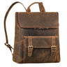 "Rosalia" Zaino in Pelle Donna con Scomparto Laptop 15.6 Pollici Grande