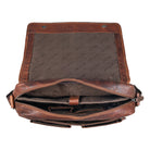 Schulter Laptoptasche Leder braun