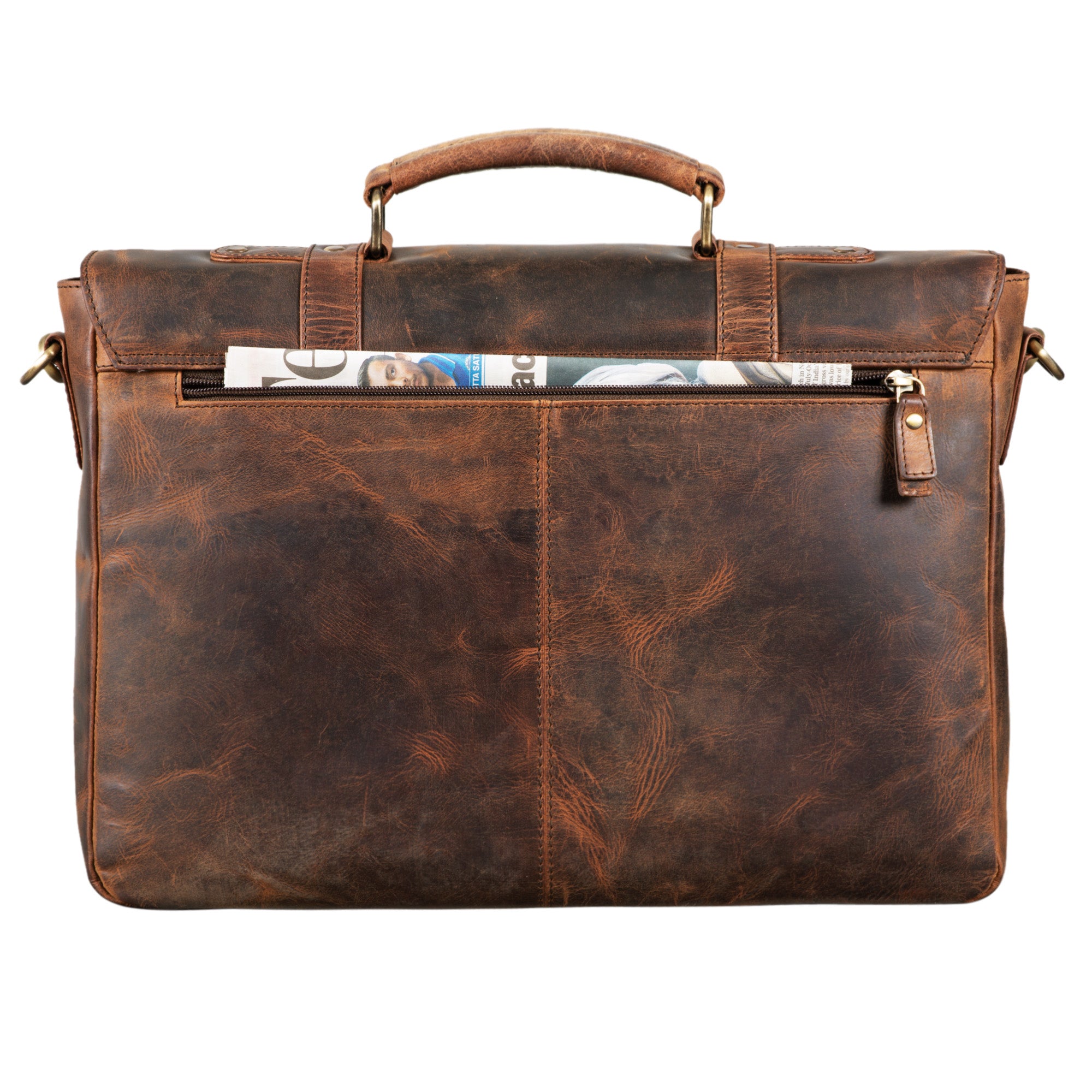 Leder Dokumententasche DIN A4 Vintage